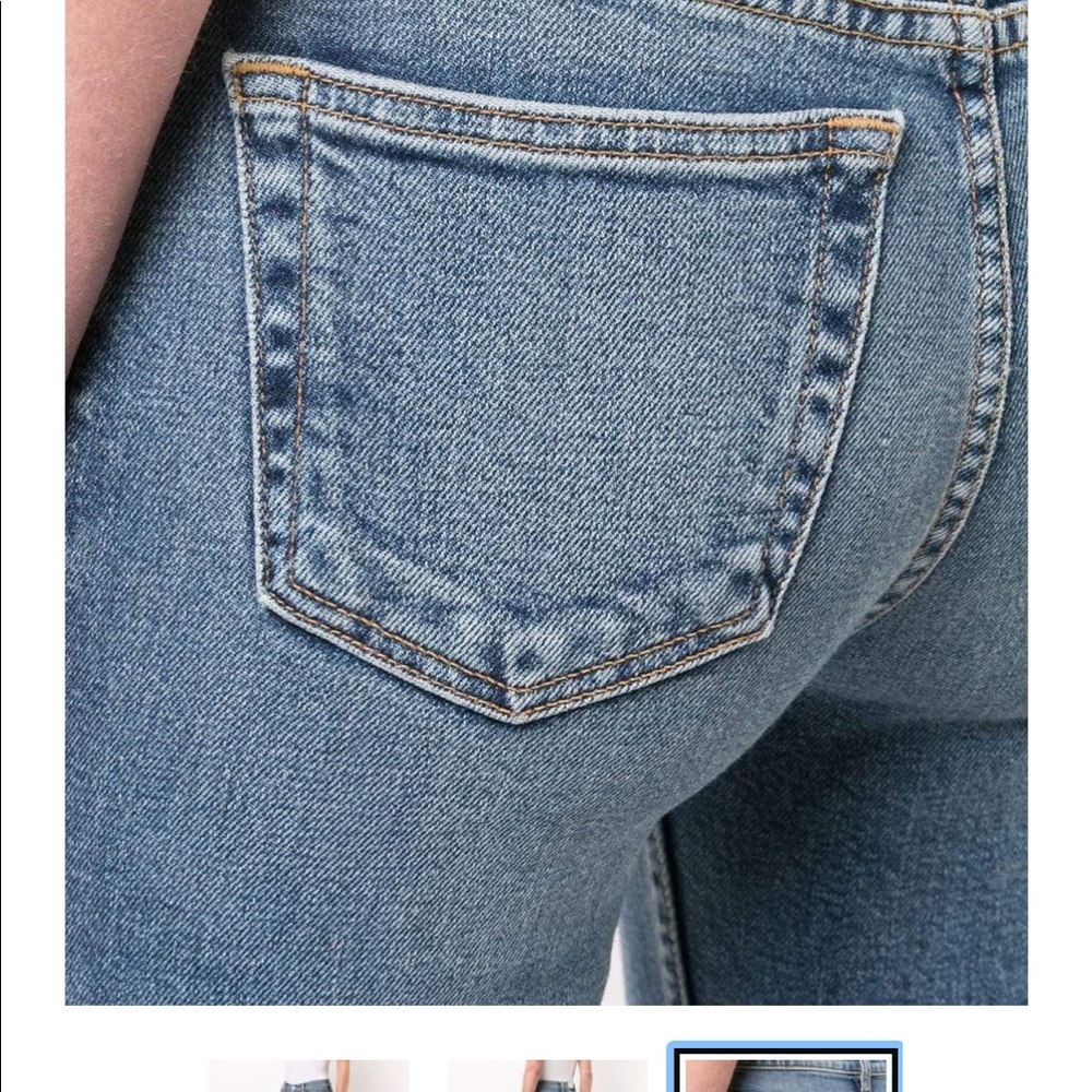 REdone High Rise Button Fly Jeans - Picture 2 of 10